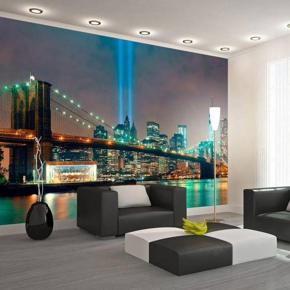 Tiptophomedecor New York Wallpaper Wall Mural - Lights Of NYC
