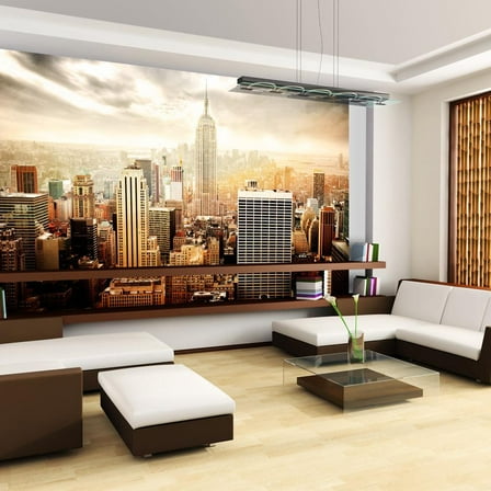 Tiptophomedecor New York Wallpaper Wall Mural - Uncombed By Wind