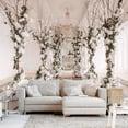 thumbnail image 1 of Tiptophomedecor Peel and Stick 3D Illusion Wallpaper Wall Mural - Flower Chamber - Removable Wall Decals, 1 of 3