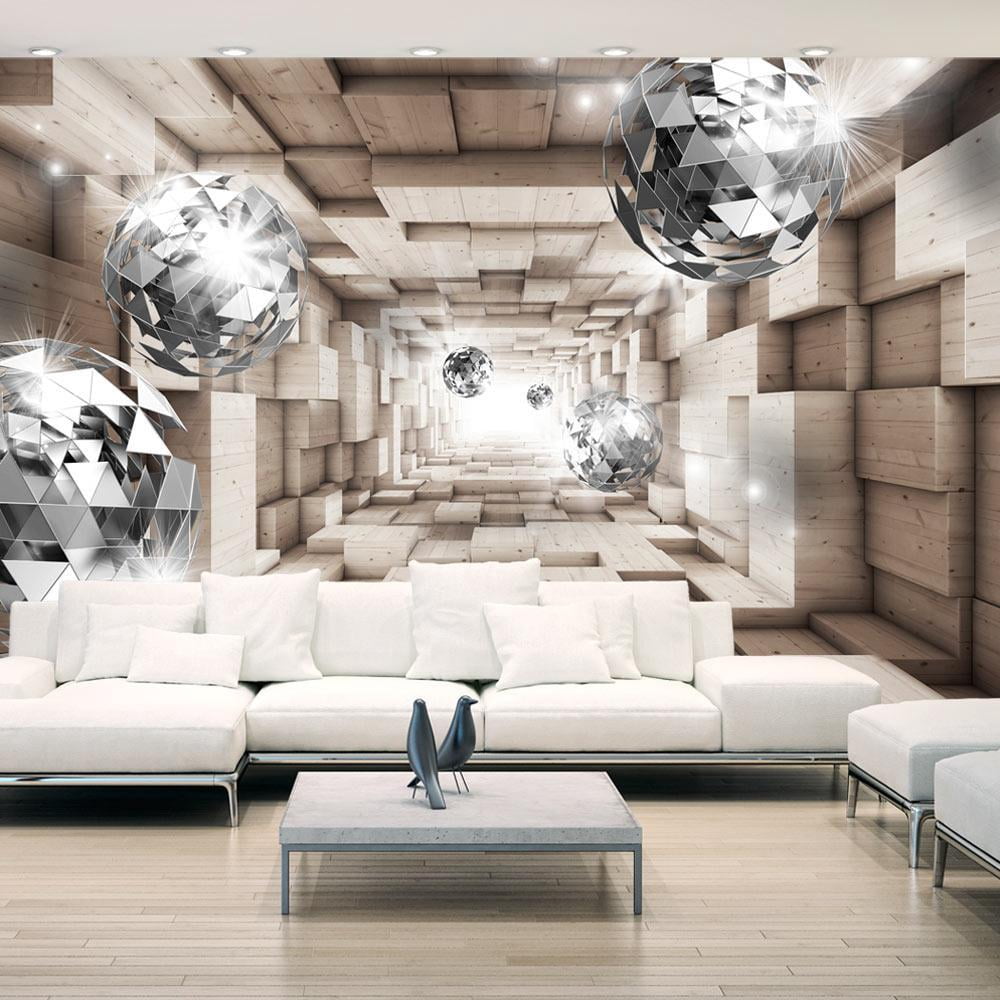 Tiptophomedecor Peel and Stick 3D Illusion Wallpaper Wall Mural - In A ...