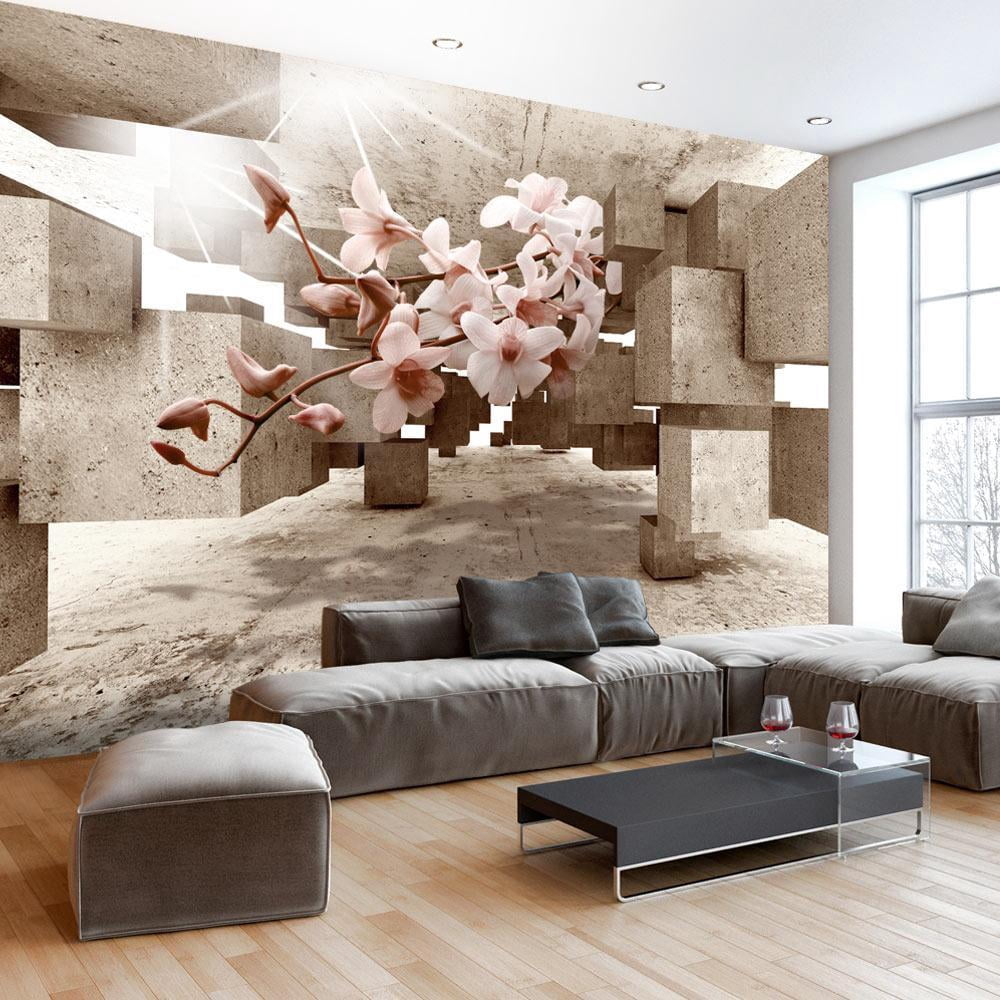 Tiptophomedecor Peel and Stick 3D Illusion Wallpaper Wall Mural ...