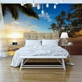 thumbnail image 1 of Tiptophomedecor Peel and Stick Beach Wallpaper Wall Mural - Tropical Beach - Removable Wall Decals, 1 of 3