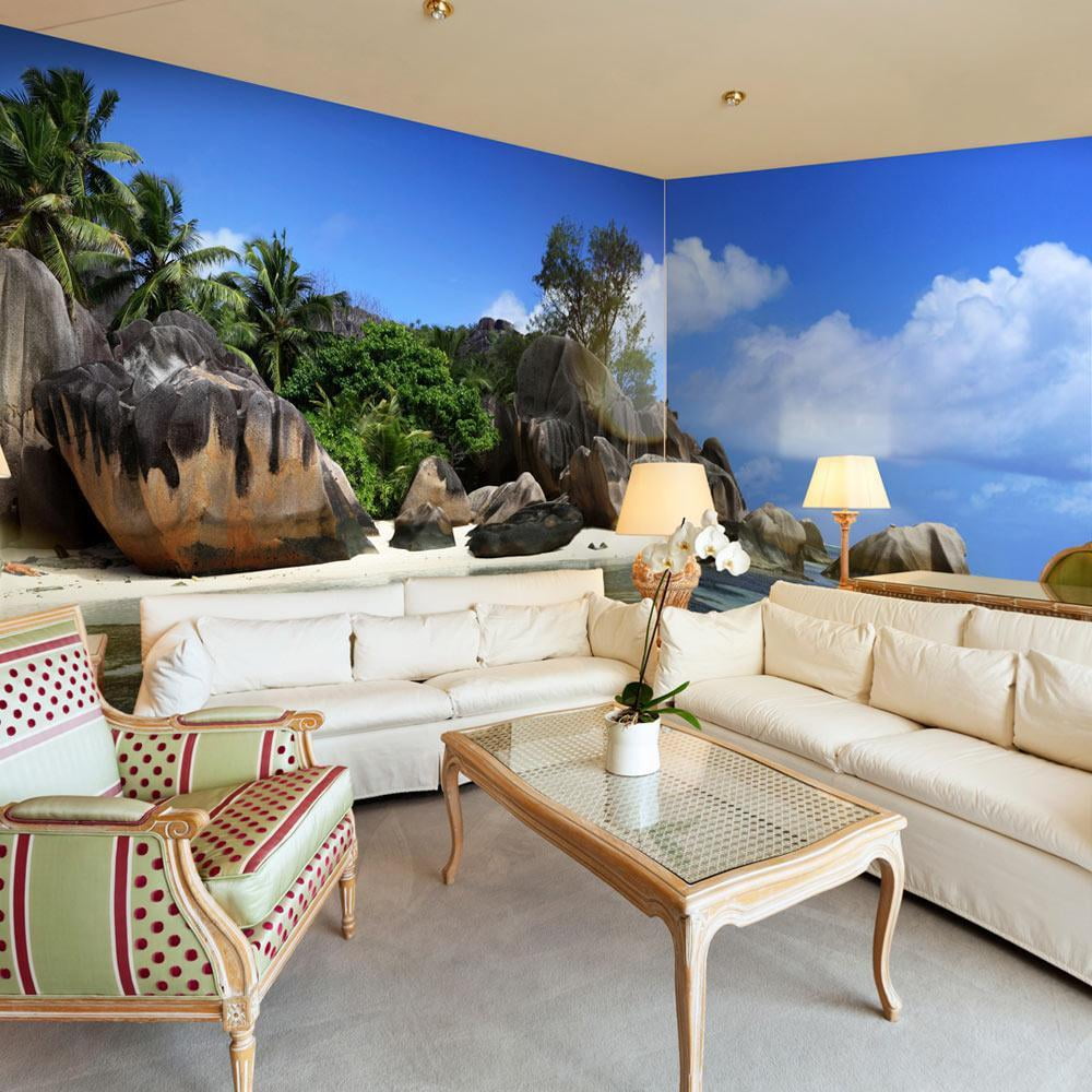Tiptophomedecor Peel and Stick Beach XXL Wallpaper Wall Mural