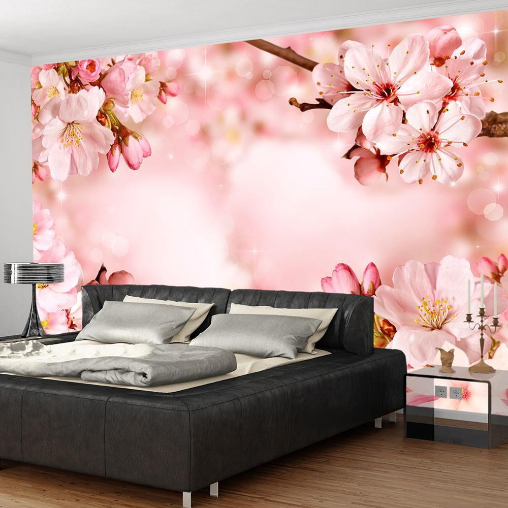 Tiptophomedecor Peel and Stick Floral Wallpaper Wall Mural Magical