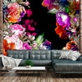 thumbnail image 1 of Tiptophomedecor Peel and Stick Floral Wallpaper Wall Mural - Warm Tones Of Summer - Removable Wall Decals, 1 of 3