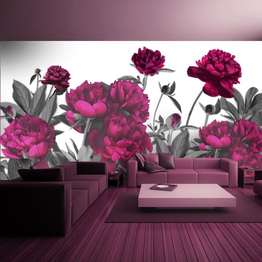 Tiptophomedecor Peel and Stick Floral XXL Wallpaper Wall Mural Lush