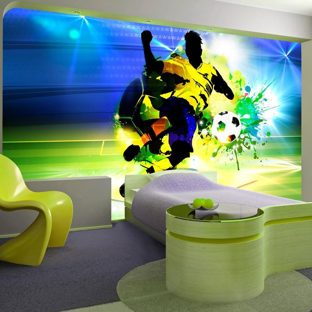 Tiptophomedecor Peel and Stick Football Wallpaper Wall Mural