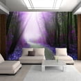 thumbnail image 1 of Tiptophomedecor Peel and Stick Forest Wallpaper Wall Mural - Purple Path - Removable Wall Decals, 1 of 3