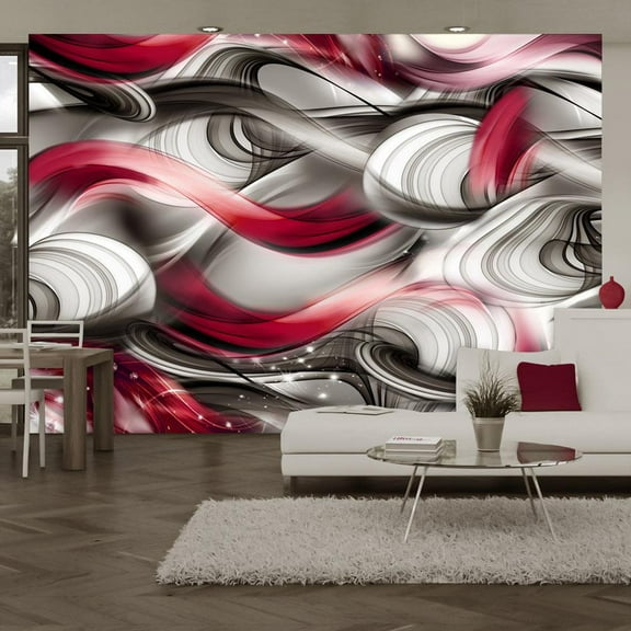 Tiptophomedecor Peel and Stick Glam Wallpaper Wall Mural - Rush Of Emotions - Removable Wall Decals