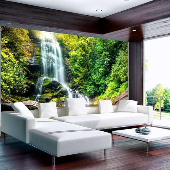 Tiptophomedecor Peel and Stick Jungle Wallpaper Wall Mural - Wonder Of Nature - Removable Wall Decals