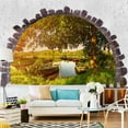 thumbnail image 1 of Tiptophomedecor Peel and Stick Nature Wallpaper Wall Mural - Summer Lake - Removable Wall Decals, 1 of 3