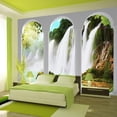 thumbnail image 1 of Tiptophomedecor Peel and Stick Nature Wallpaper Wall Mural - Waterfall Beauty - Removable Wall Decals, 1 of 3