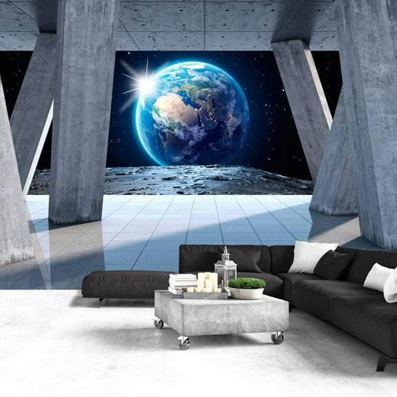 Tiptophomedecor Peel and Stick Space 3D Wallpaper Wall Mural - Star Travels - Removable Wall Decals