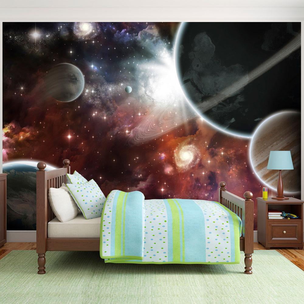 Tiptophomedecor Peel and Stick Space Wallpaper Wall Mural - Walk In