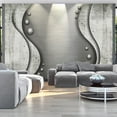 thumbnail image 1 of Tiptophomedecor Peel and Stick Wallpaper Wall Mural - Grey Concrete Metal Combo - Removable Wall Decals, 1 of 3