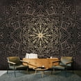 thumbnail image 1 of Tiptophomedecor Peel and Stick Zen Wallpaper Wall Mural - Lotus Mandala - Removable Wall Decals, 1 of 3