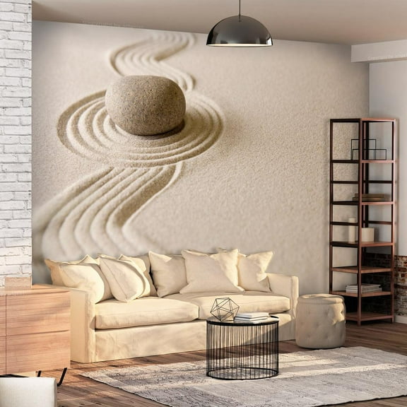 Tiptophomedecor Peel and Stick Zen Wallpaper Wall Mural - Spiritual Balance - Removable Wall Decals