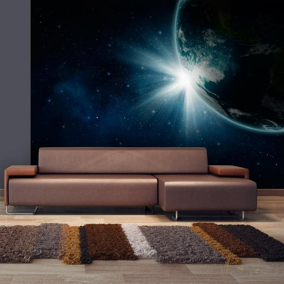 Tiptophomedecor Space Wallpaper Wall Mural - Earth