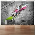 thumbnail image 1 of Tiptophomedecor Sports Wallpaper Wall Mural - Football Fantasy, 1 of 3
