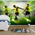 thumbnail image 1 of Tiptophomedecor Sports Wallpaper Wall Mural - Let's Play Football, 1 of 3