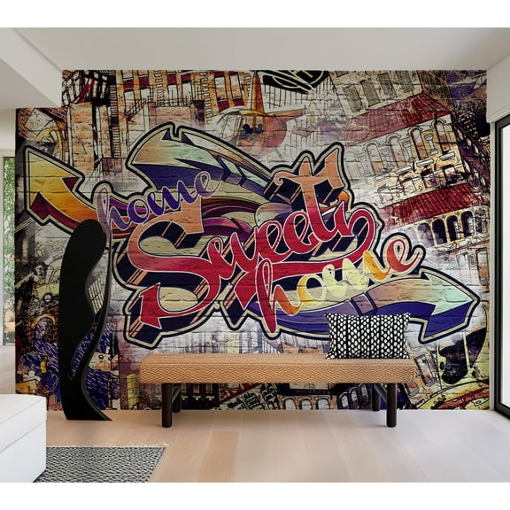 Tiptophomedecor Street Art Wallpaper Wall Mural - Cool Graffiti