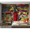 thumbnail image 1 of Tiptophomedecor Street Art Wallpaper Wall Mural - Graffiti Monster, 1 of 4