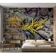 thumbnail image 1 of Tiptophomedecor Street Art Wallpaper Wall Mural - Stunning Graffiti, 1 of 4