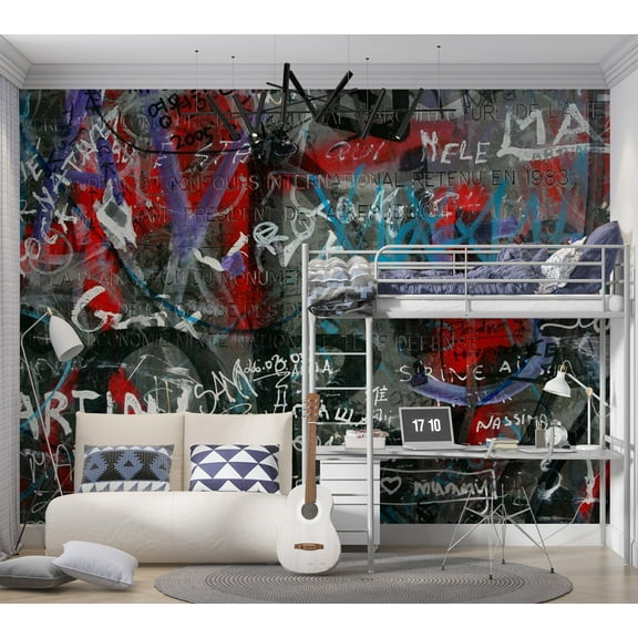 Tiptophomedecor Street Art Wallpaper Wall Mural - Urban Graffiti