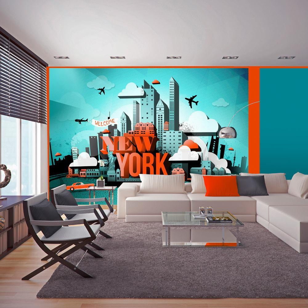 Tiptophomedecor Street Art Wallpaper Wall Mural New York
