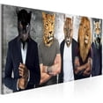 thumbnail image 1 of Tiptophomedecor Stretched Canvas Animal Art - Different Faces Narrow - Stretched & Framed Ready To Hang Art, 1 of 3