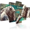 thumbnail image 1 of Tiptophomedecor Stretched Canvas Animal Art - Learning Of Tenderness - Stretched & Framed Ready To Hang Art, 1 of 4
