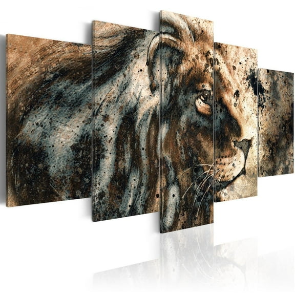 Tiptophomedecor Stretched Canvas Animal Art - Memory Of The King - Stretched & Framed Ready To Hang Art