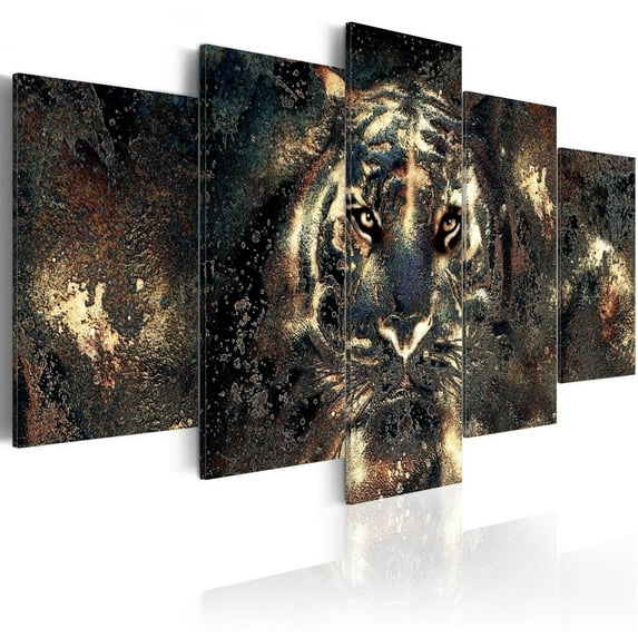 Tiptophomedecor Stretched Canvas Animal Art - Predatory Beauty - Stretched & Framed Ready To Hang Art