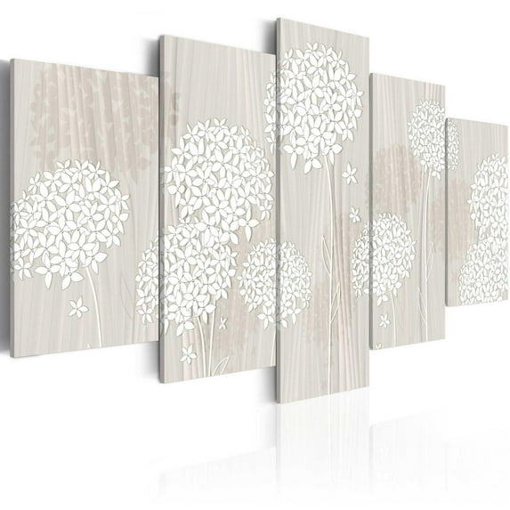 Tiptophomedecor Stretched Canvas Floral Art - Gentle Nature - Stretched & Framed Ready To Hang Art