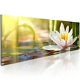 thumbnail image 1 of Tiptophomedecor Stretched Canvas Floral Art - Lotus' Glow - Stretched & Framed Ready To Hang Art, 1 of 3