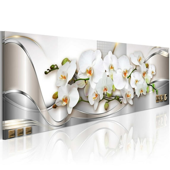 Tiptophomedecor Stretched Canvas Floral Art - Orchids Ii - Stretched & Framed Ready To Hang Art