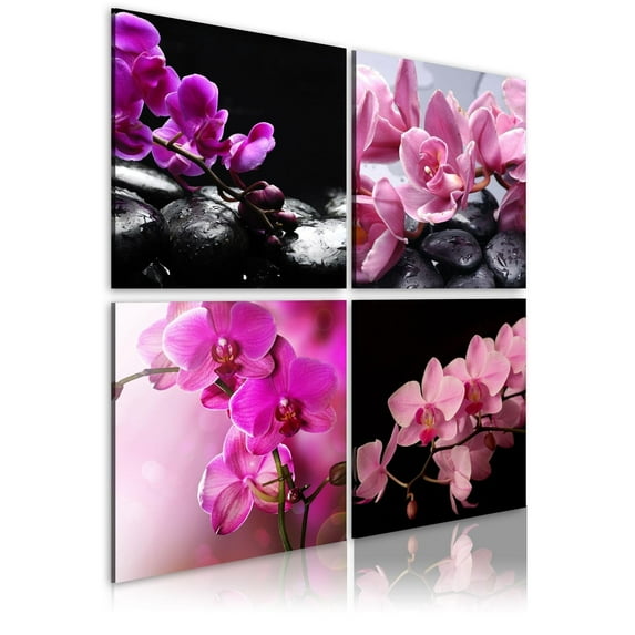 Tiptophomedecor Stretched Canvas Floral Art - Orchids More Beautiful Than Ever - Stretched & Framed Ready To Hang Art
