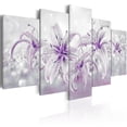 thumbnail image 1 of Tiptophomedecor Stretched Canvas Floral Art - Purple Graces - Stretched & Framed Ready To Hang Art, 1 of 4
