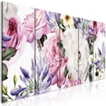 thumbnail image 1 of Tiptophomedecor Stretched Canvas Floral Art - Rose Composition Narrow Colourful - Stretched & Framed Ready To Hang Art, 1 of 3