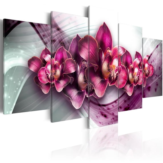 Tiptophomedecor Stretched Canvas Floral Art - Ruby Queen - Stretched & Framed Ready To Hang Art