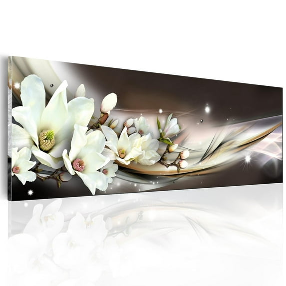 Tiptophomedecor Stretched Canvas Floral Art - Touch Of Softness - Stretched & Framed Ready To Hang Art