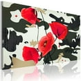 thumbnail image 1 of Tiptophomedecor Stretched Canvas Floral Art - War Paint - Stretched & Framed Ready To Hang Art, 1 of 3
