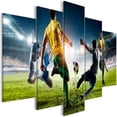 thumbnail image 1 of Tiptophomedecor Stretched Canvas Kids Art - Decisive Tackle Wide - Stretched & Framed Ready To Hang Art, 1 of 4