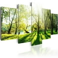 thumbnail image 1 of Tiptophomedecor Stretched Canvas Landscape Art - Green Glade - Stretched & Framed Ready To Hang Art, 1 of 4