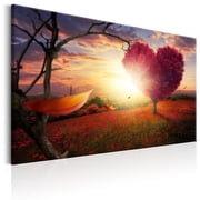 Tiptophomedecor Stretched Canvas Landscape Art - Land Of Love - Stretched & Framed Ready To Hang Art