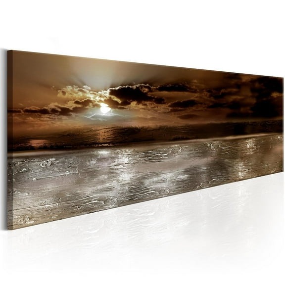 Tiptophomedecor Stretched Canvas Landscape Art - Mysterious Ocean - Stretched & Framed Ready To Hang Art