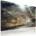 thumbnail image 1 of Tiptophomedecor Stretched Canvas Landscape Art - The Land Of Mists - Stretched & Framed Ready To Hang Art, 1 of 3