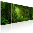 thumbnail image 1 of Tiptophomedecor Stretched Canvas Landscape Art - Tropical Jungle - Stretched & Framed Ready To Hang Art, 1 of 3
