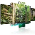 thumbnail image 1 of Tiptophomedecor Stretched Canvas Landscape Art - Waterfall Of Trees - Stretched & Framed Ready To Hang Art, 1 of 4