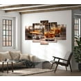thumbnail image 1 of Tiptophomedecor Stretched Canvas Still Life Art - Cigar And Whiskey - Stretched & Framed Ready To Hang Art, 1 of 5